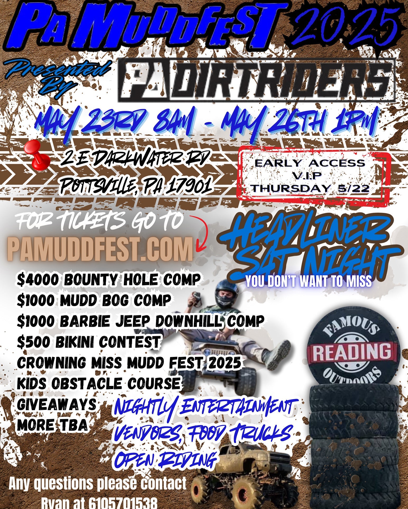 GET YOUR PA MUDD FEST 2025 TICKETS