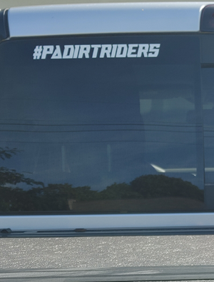 #PADIRTRIDERS DECAL
